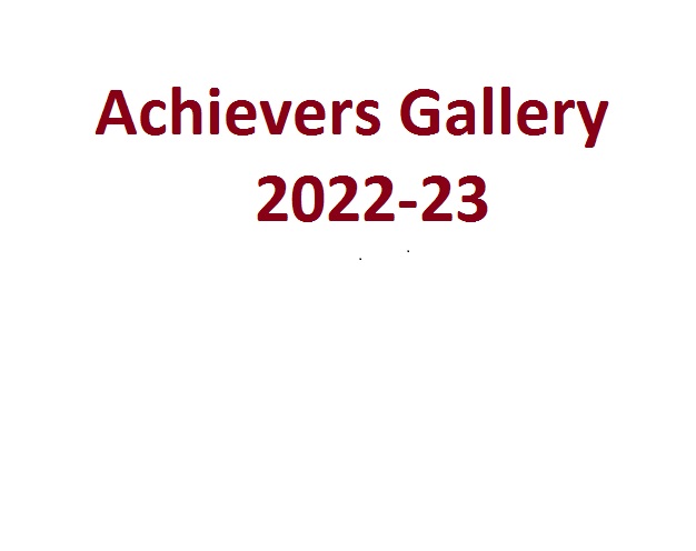 Achievers Gallery 2022-23